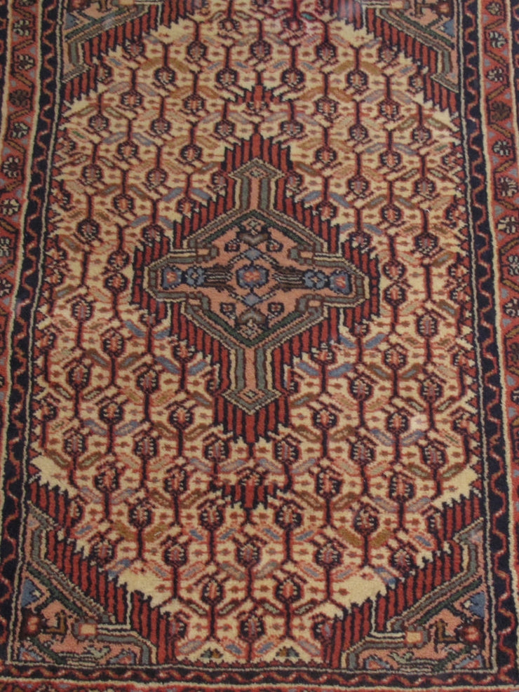 2' x 3' Beige Color Persian Hamadan Rug