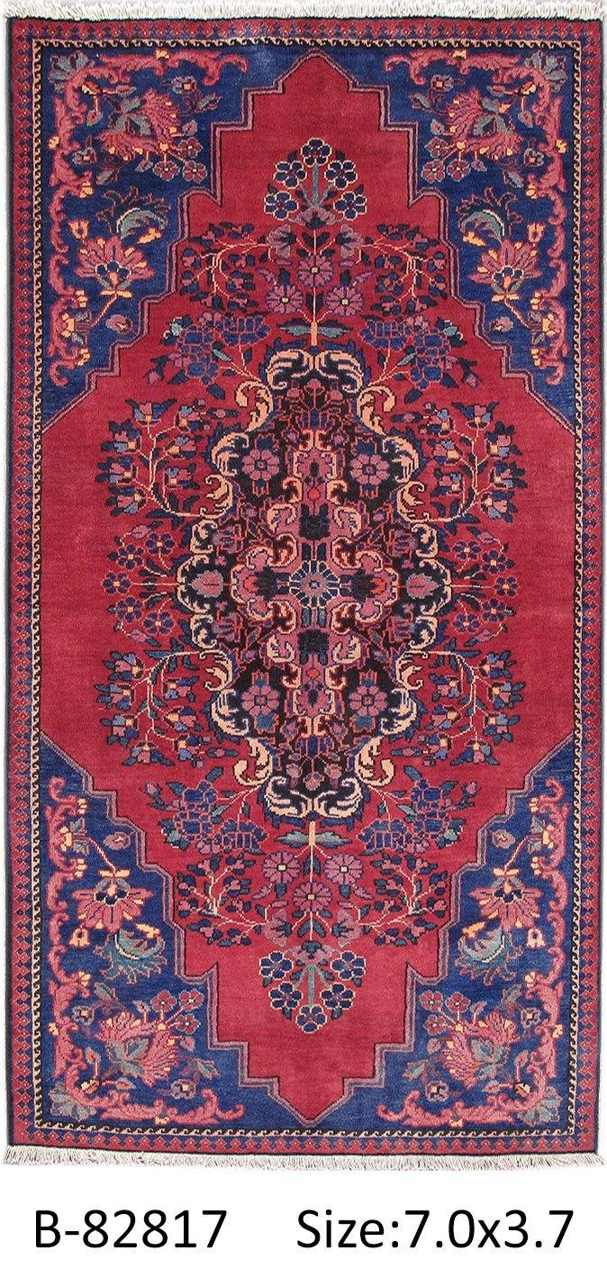 Luxurious 4x7 Authentic Hand-knotted Persian Hamadan Rug - Iran - bestrugplace