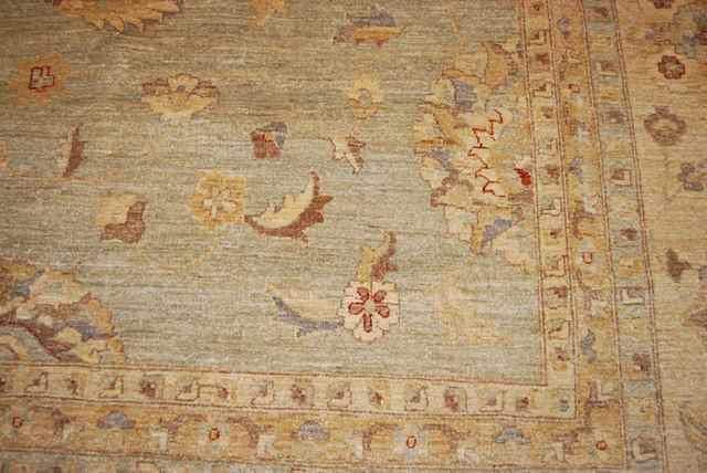 18x18 Chobi Peshawar Rug-Pakistan - bestrugplace