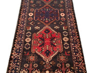 3x10 Authentic Hand-knotted Persian Hamadan Rug - Iran - bestrugplace