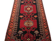 5x13 Authentic Hand-knotted Persian Hamadan Rug - Iran - bestrugplace