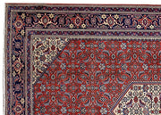 8' x 11' Persian Ardebil Bijar Rug CORAL