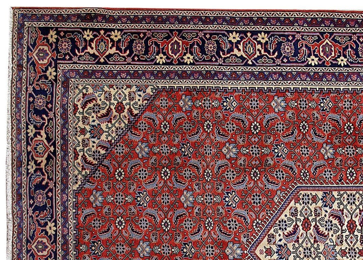 8' x 11' Persian Ardebil Bijar Rug CORAL