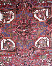 9x11 Authentic Hand-knotted Persian Heriz Rug - Iran - bestrugplace