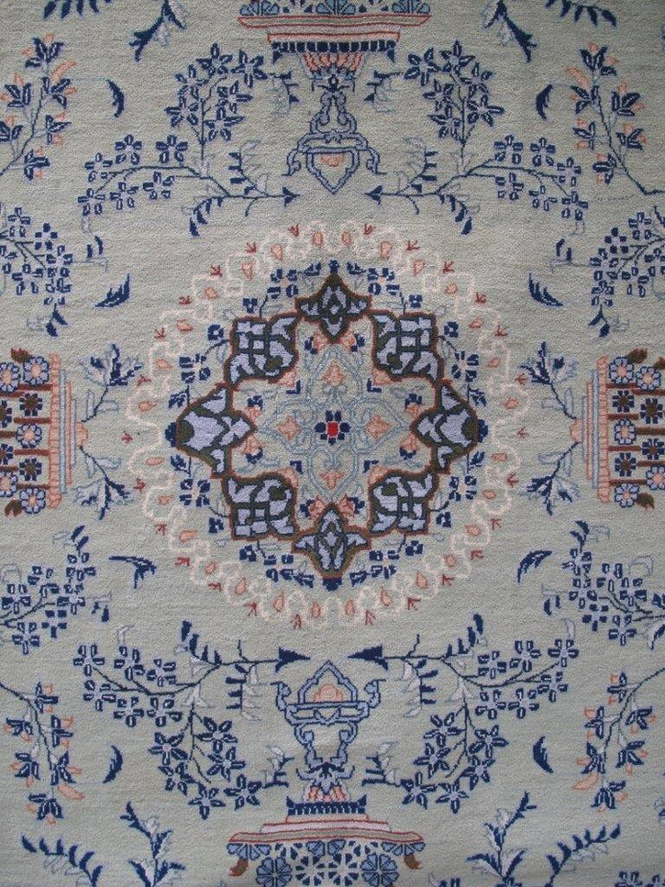 10x15 Authentic Hand-knotted Persian Signed Kashan Rug - Iran - bestrugplace