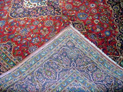 10' x 13' Red Persian Kashan Rug