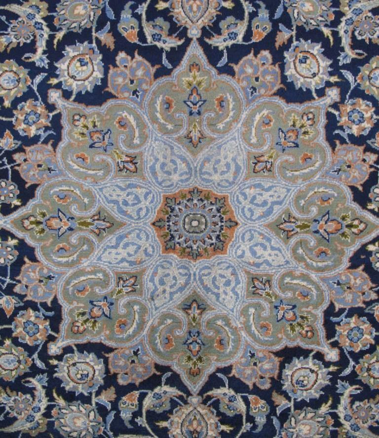 9x13 Authentic Hand-knotted Persian Signed Kashan Rug - Iran - bestrugplace