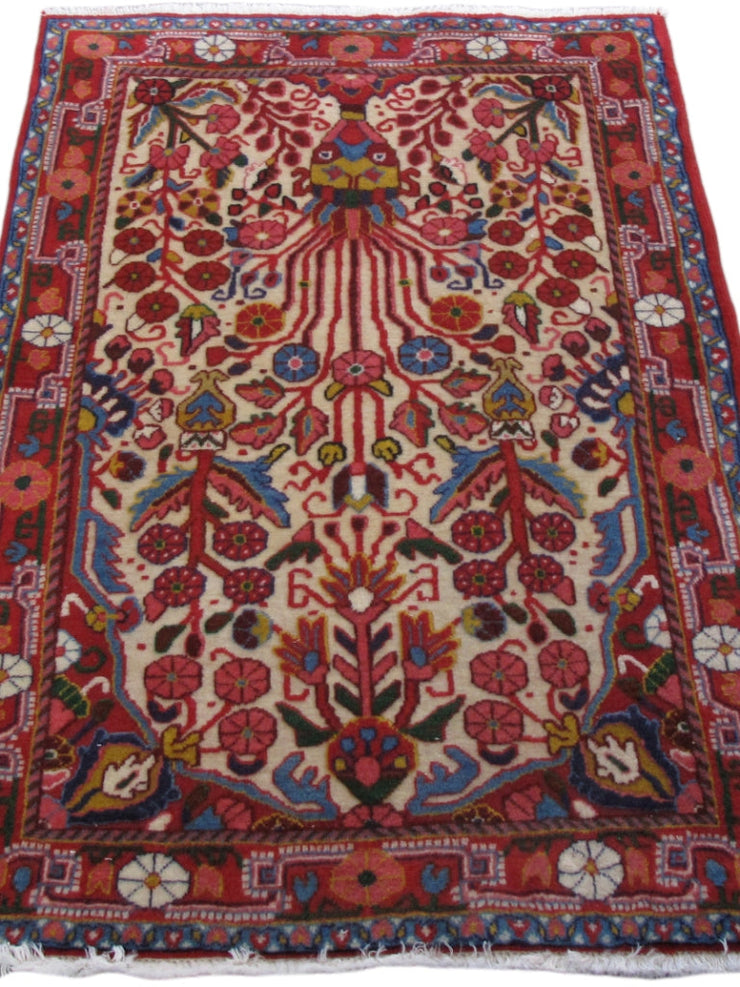 Red 2' x 3' Persian Jozan Rug