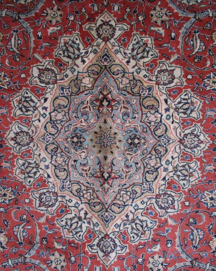 9x13 Authentic Hand-knotted Persian Sarouk Rug - Iran - bestrugplace