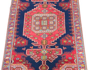 4x7 Authentic Hand-knotted Persian Hamadan Rug - Iran - bestrugplace