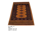 Radiant 3x5 Authentic Handmade Wool & Silk Jaldar Bokhara Rug - Pakistan - bestrugplace