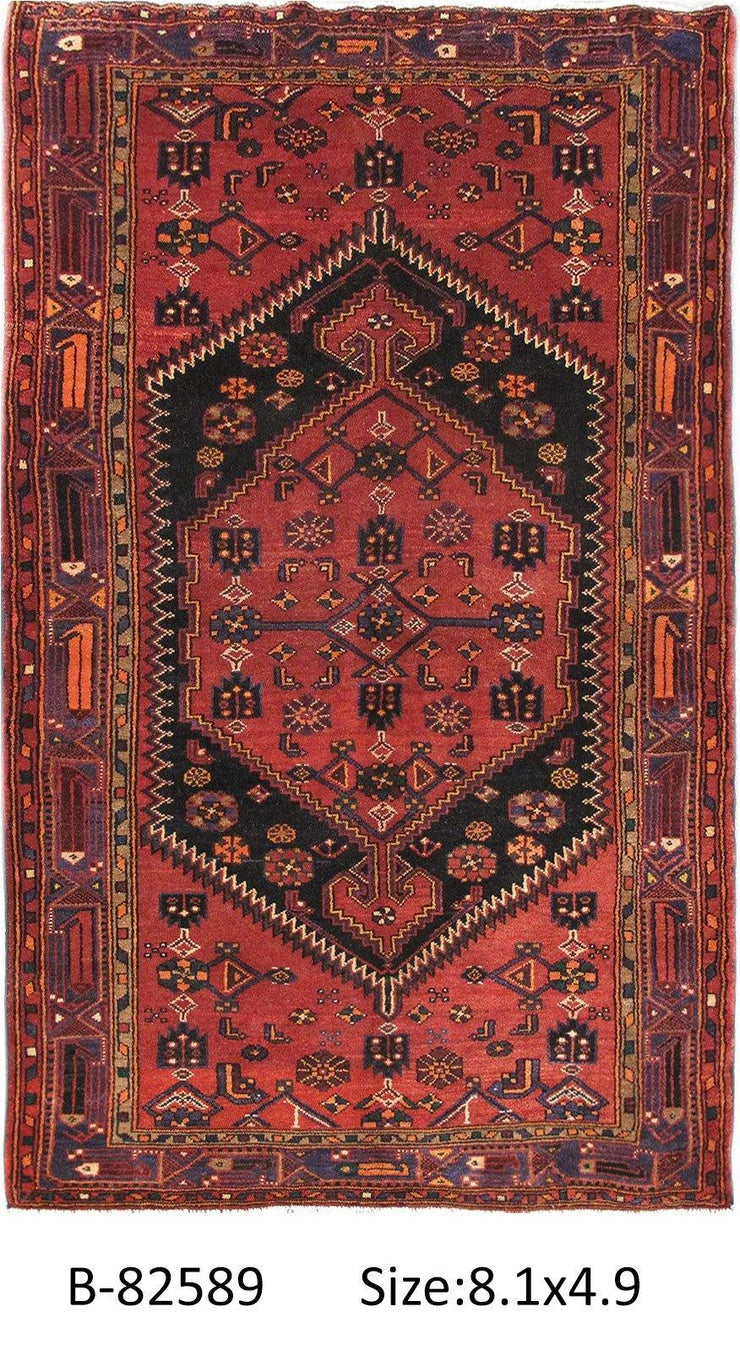 Luxurious 5x8 Authentic Hand-knotted Persian Hamadan Rug - Iran - bestrugplace