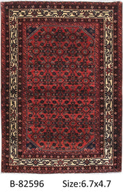 Luxurious 5x7 Authentic Hand-knotted Persian Hamadan Rug - Iran - bestrugplace