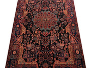 5x9 Authentic Hand-knotted Persian Hamadan Rug - Iran - bestrugplace