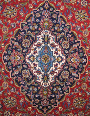 10x14 Authentic Hand-knotted Persian Signed Kashan Rug Seen at SHARK TANK - Iran 81331 - bestrugplace