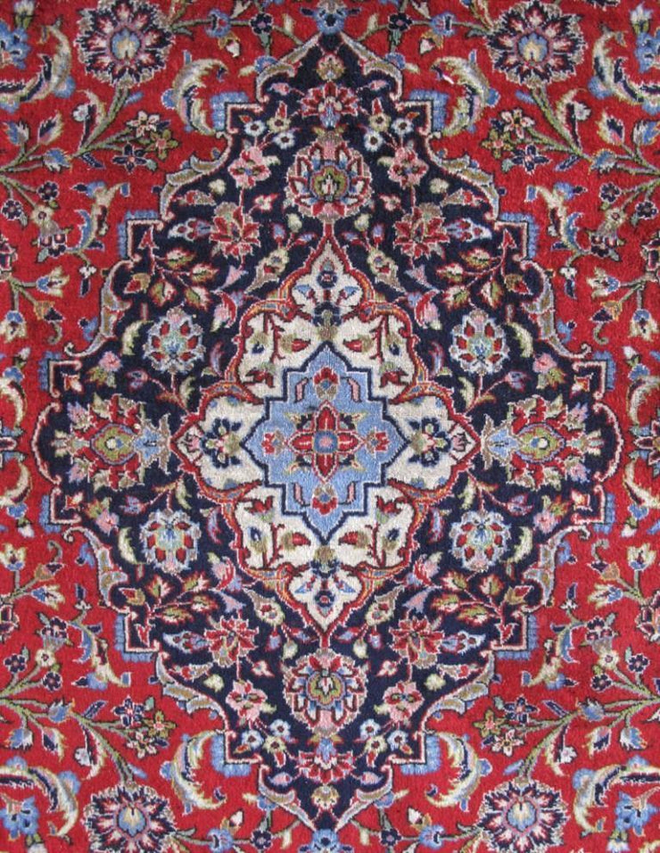 9x12 Authentic Hand-knotted Persian Signed Kashan Rug - Iran - bestrugplace