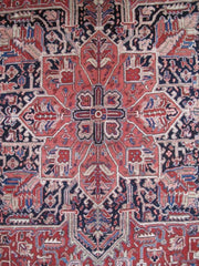 8x12 Authentic Hand-knotted Persian Heriz Rug - Iran - bestrugplace