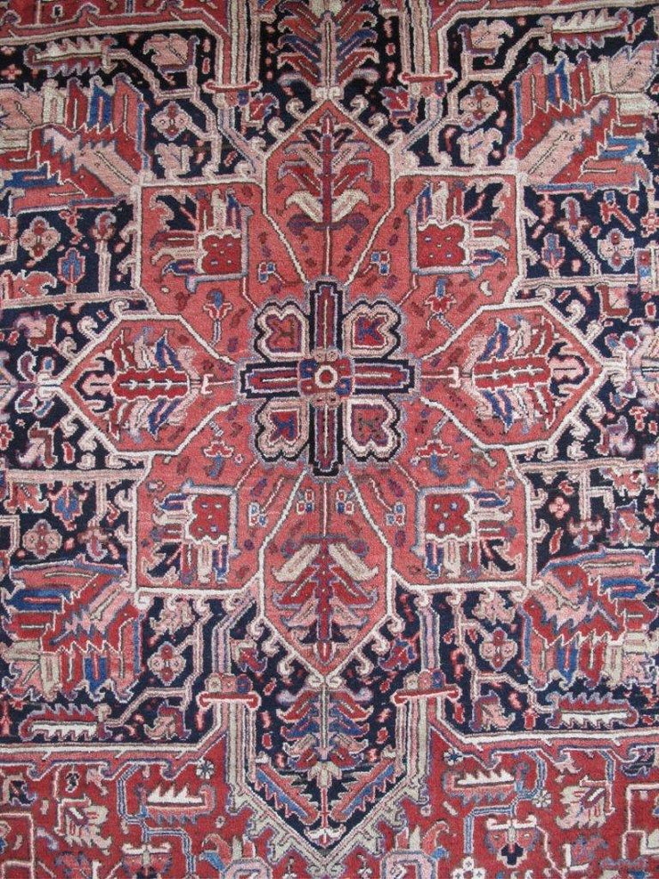 8x12 Authentic Hand-knotted Persian Heriz Rug - Iran - bestrugplace