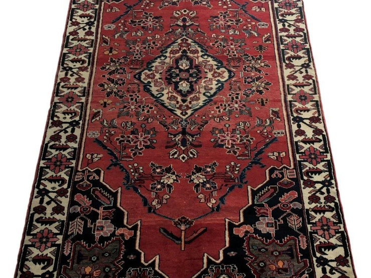 6x10 Authentic Hand-knotted Persian Hamadan Rug - Iran - bestrugplace