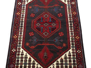 4x7 Authentic Hand-knotted Persian Hamadan Rug - Iran - bestrugplace