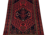 4x7 Authentic Hand-knotted Persian Zanjan Rug - Iran - bestrugplace