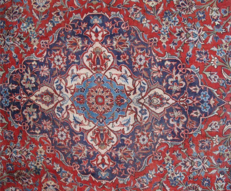 10x17 Authentic Hand-knotted Persian Signed Kashan Rug - Iran - bestrugplace