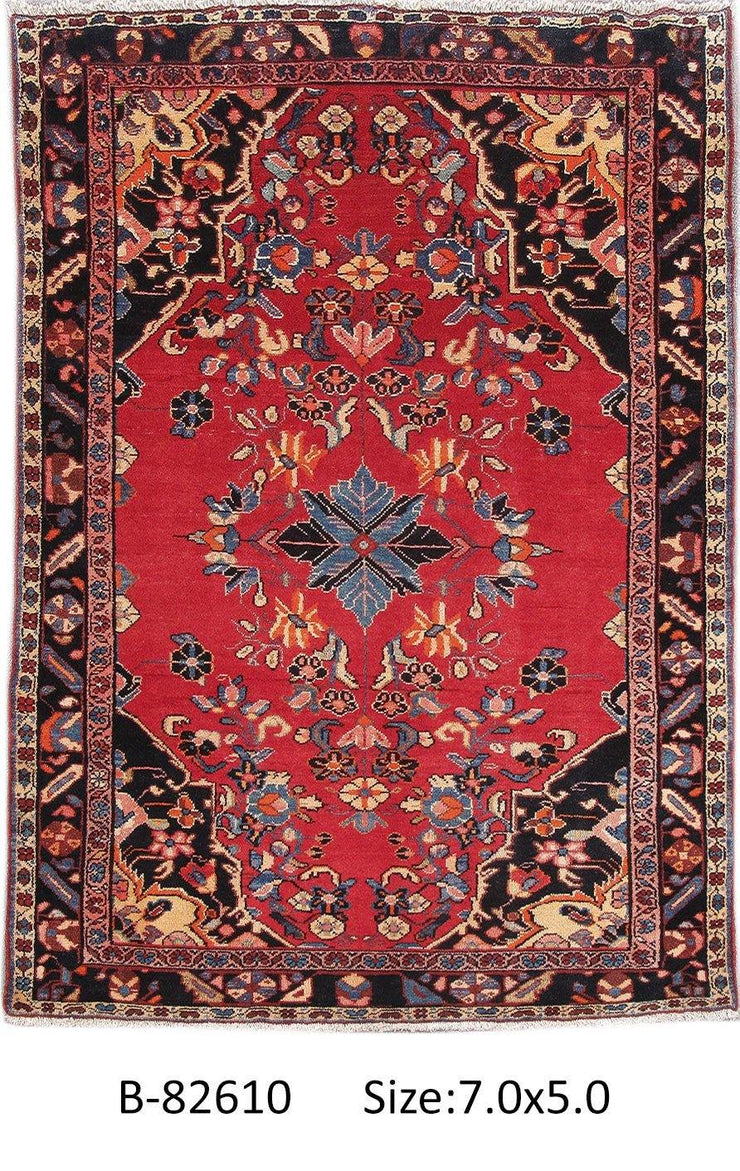 Luxurious 4x9 Authentic Hand-knotted Persian Hamadan Rug - Iran - bestrugplace