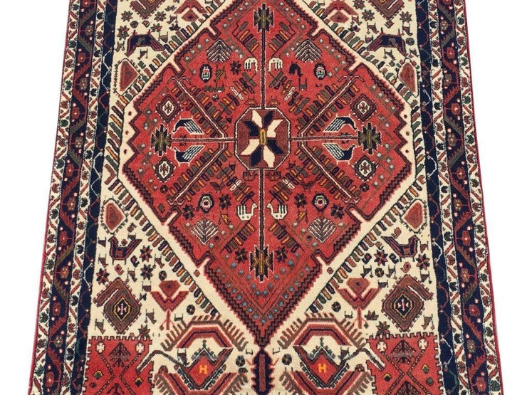 4x6 Authentic Hand-knotted Persian Shahrbabak Rug - Iran - bestrugplace