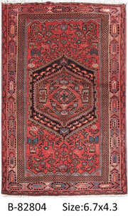 Luxurious 4x7 Authentic Hand-knotted Persian Hamadan Rug - Iran - bestrugplace