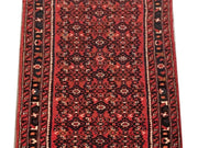 3x13 Authentic Hand-knotted Persian Hamadan Rug - Iran - bestrugplace