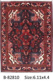 Luxurious 4x7 Authentic Hand-knotted Persian Hamadan Rug - Iran - bestrugplace