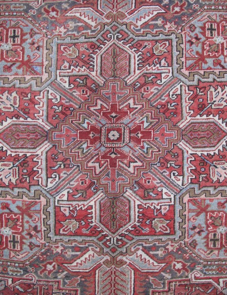 10x13 Authentic Hand-knotted Persian Heriz Rug - Iran - bestrugplace