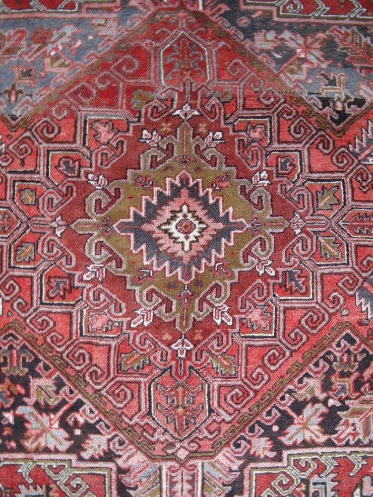 12x14 Authentic Hand-knotted Persian Heriz Rug - Iran 82257 - bestrugplace