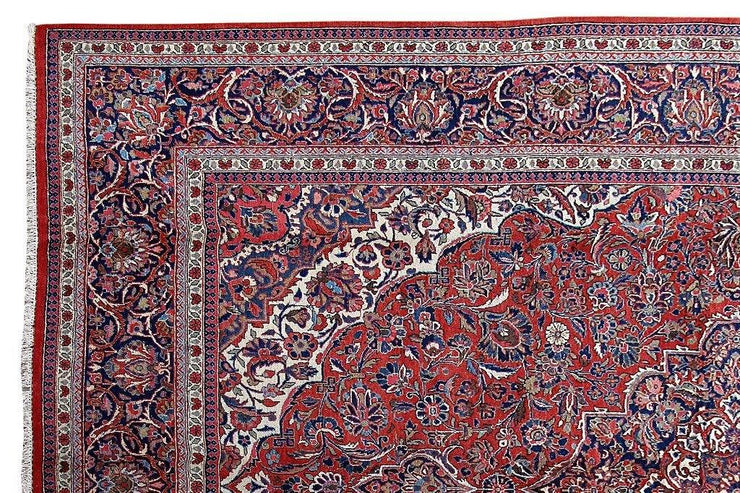 9x13 Authentic Hand Knotted Persian Heriz Rug - Iran - bestrugplace