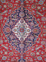 8x12 Authentic Hand-knotted Persian Signed Kashan Rug - Iran - bestrugplace