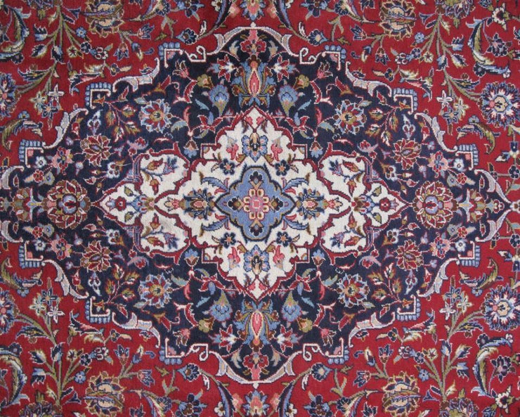 10x16 Authentic Hand-knotted Persian Signed Kashan Rug - Iran - bestrugplace