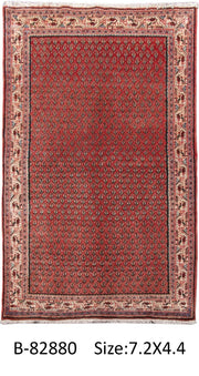 Luxurious 4x7 Authentic Hand-knotted Persian Hamadan Rug - Iran - bestrugplace