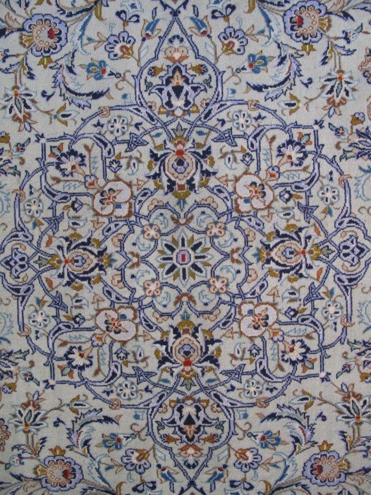 10x13 Authentic Hand-knotted Persian Signed Kashan Rug - Iran - bestrugplace