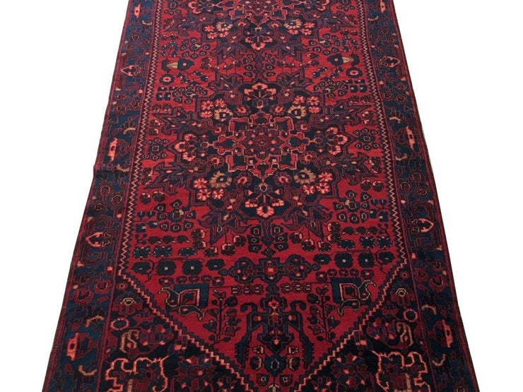 5x14 Authentic Hand-knotted Persian Hamadan Rug - Iran - bestrugplace