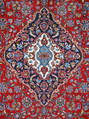 8x12 Authentic Hand-knotted Persian Signed Kashan Rug - Iran - bestrugplace