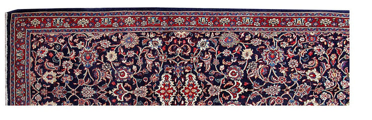 5' x 15' Wine Purple Persian Sarouk Rug