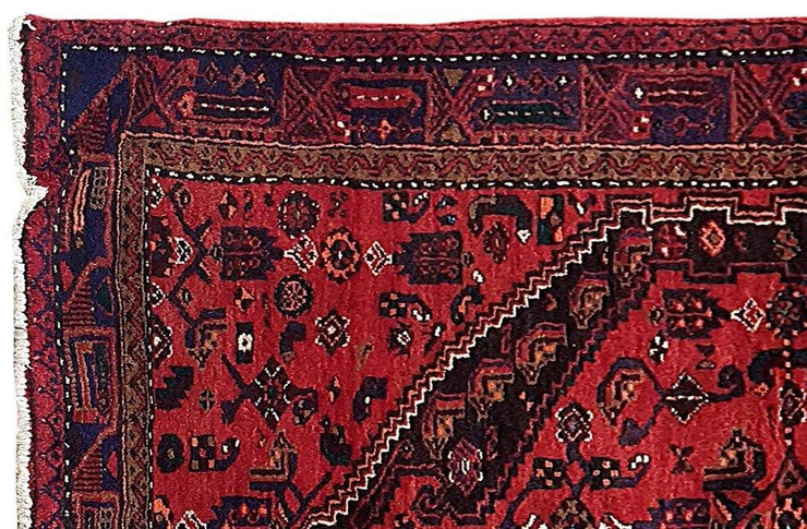 5x7 Authentic Hand Knotted Persian Hamadan Rug - Iran - bestrugplace