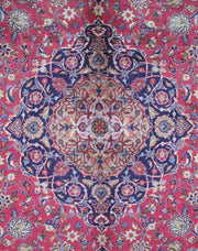 10x13 Authentic Hand-knotted Persian Signed Kashmar Rug - Iran - bestrugplace