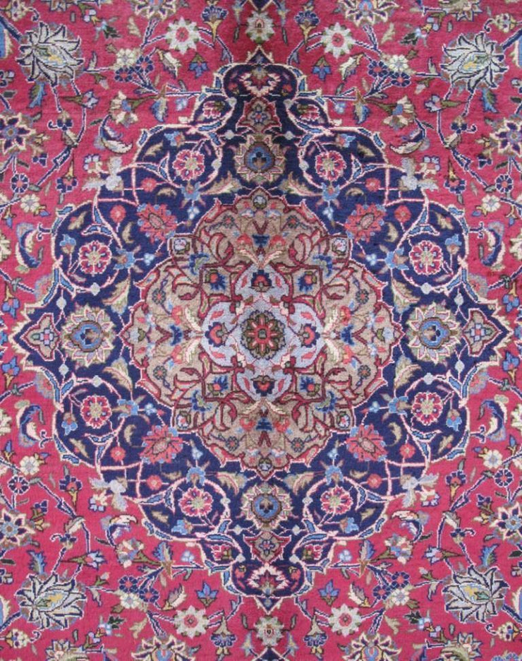 10x13 Authentic Hand-knotted Persian Signed Kashmar Rug - Iran - bestrugplace