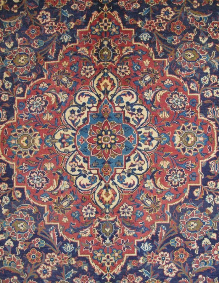 10x14 Authentic Hand-knotted Persian Kashan Rug - Iran - bestrugplace