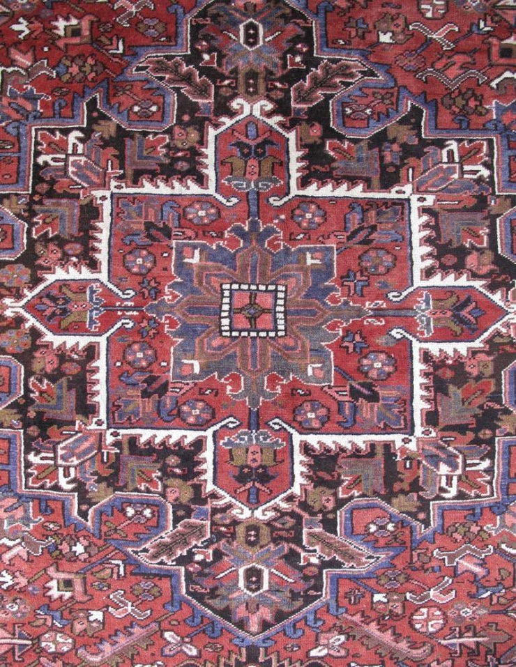 9x11 Authentic Hand-knotted Persian Heriz Rug - Iran - bestrugplace