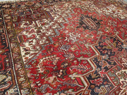 Luxurious 9x12 Authentic Hand-knotted Persian Heriz Rug - Iran - bestrugplace