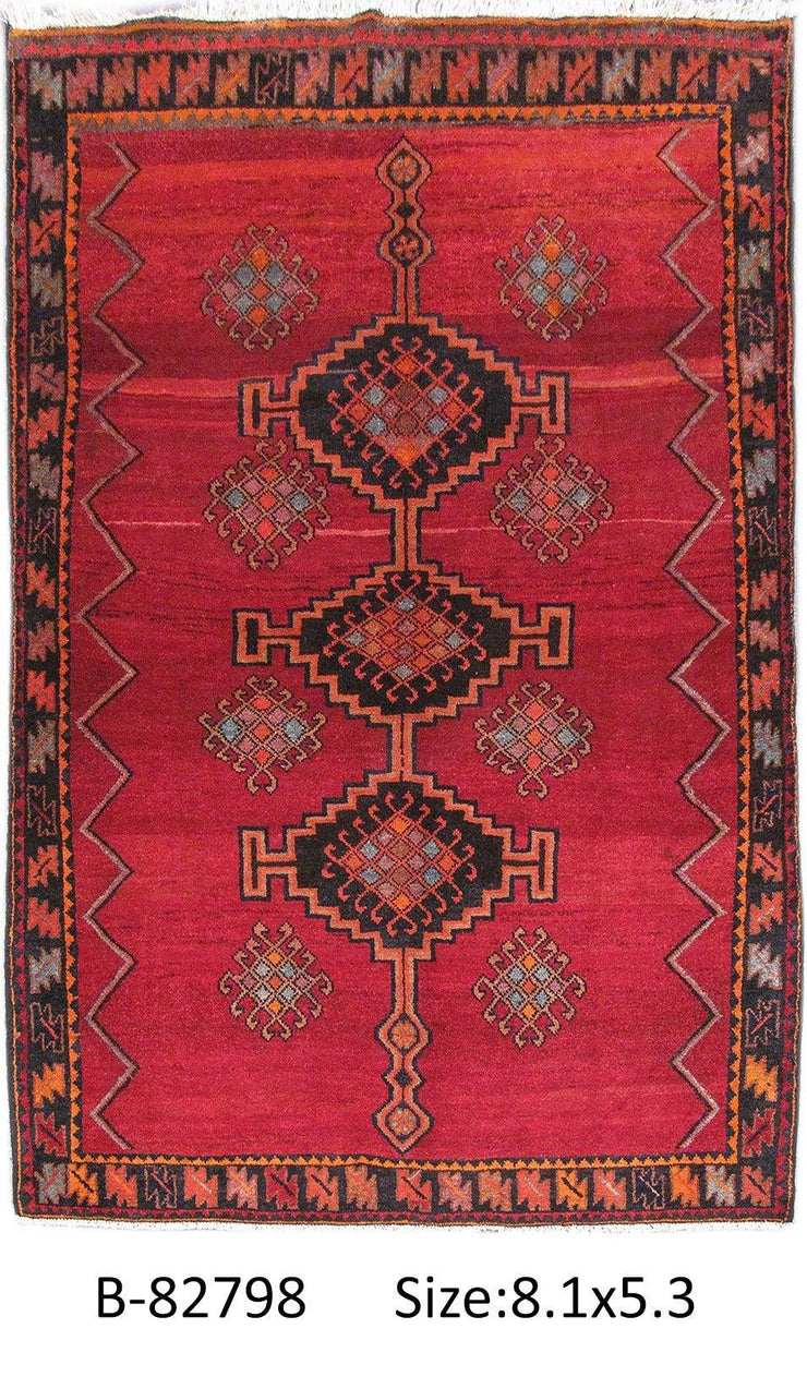 Luxurious 5x8 Authentic Hand-knotted Persian Zanjan Rug - Iran - bestrugplace