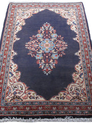 3' x 4' Eggplant Purple Persian Sarouk Rug