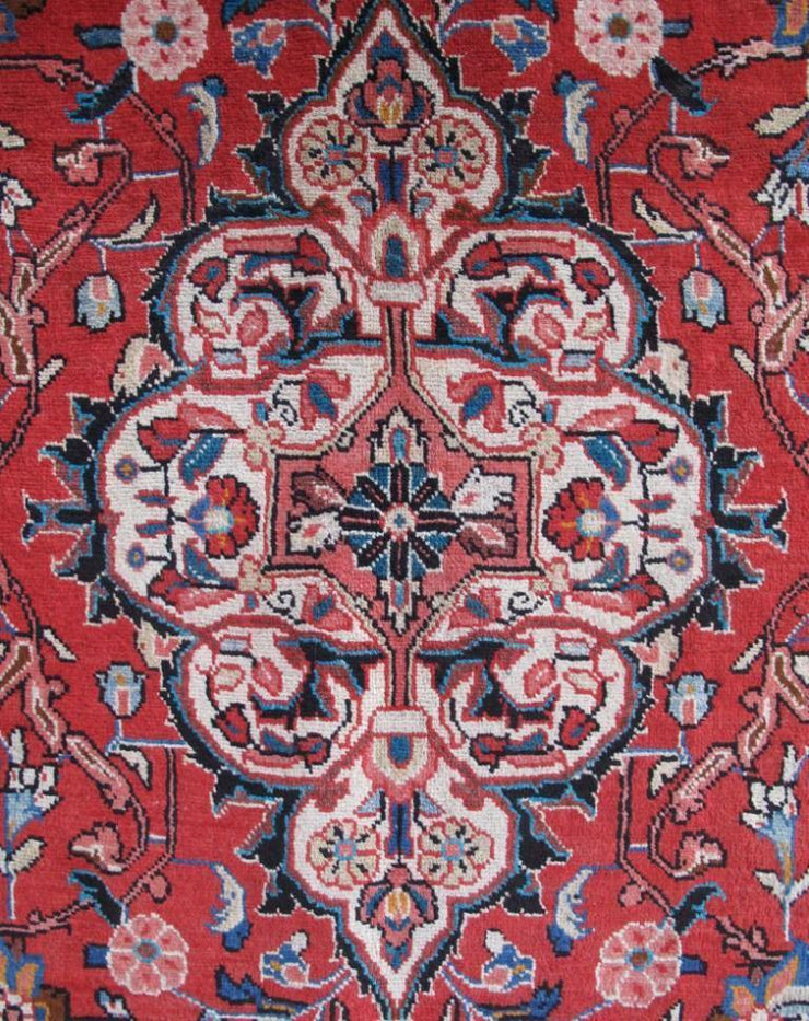 10x14 Semi Antique Persian Sarouk Mahal Rug - Iran - bestrugplace